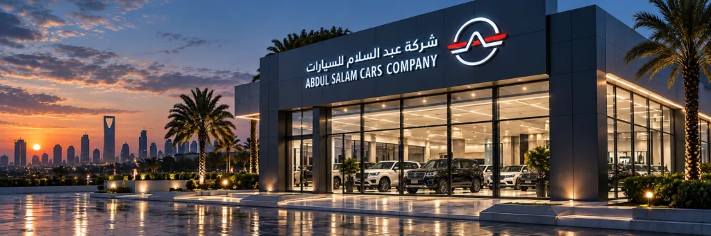 واجهة معرض شركة عبد السلام للسيارات